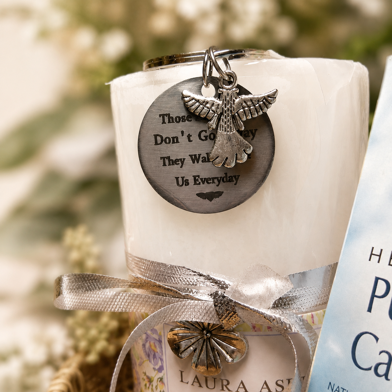 Keepsake charm &mdash; &lsquo;Those we don&rsquo;t get back, they walk with us everyday&rsquo;